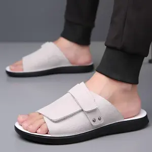 Minimalist Hook-and-Loop Sandals | Comfortable & Stylish | Perfect for Relaxing & Casual Outings