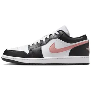 Jordan Air Jordan 1 Low Retro Basketball Shoes for Men - Comfortable, Stylish, Slip-Resistant, Durable Low-Top Sneakers in Black and Pink Trending Shoes, House White Official Shoes to Get / Maison Mihara