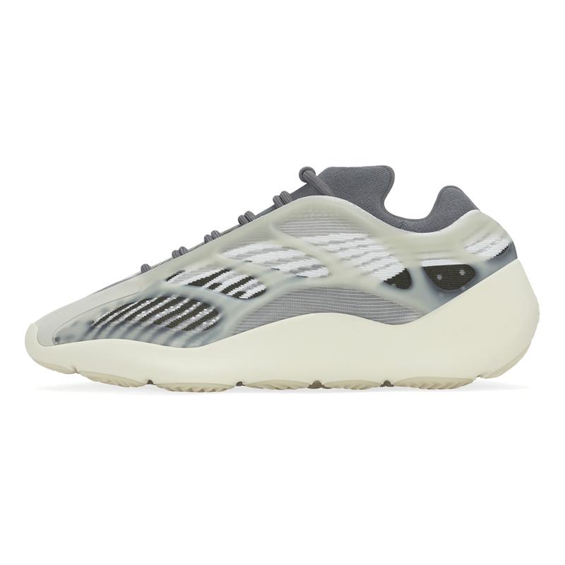 adidas Mens Yeezy 700 V3 Lace Up Sneakers Shoes Casual - White