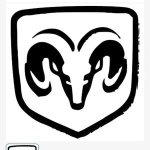 Ram car decal