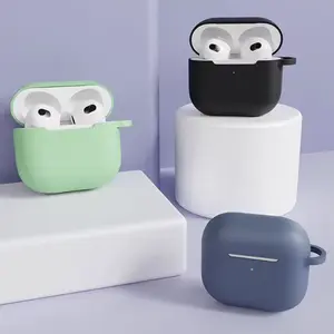 AirPod 3 4 Pro 2 Silicone Case Protective Cover for Wireless Earbuds