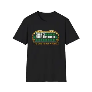 WOF Shirt F CK L B R LS I’d Like to Buy a Vowel Tee Viral Meme Humor Shirt Gift
