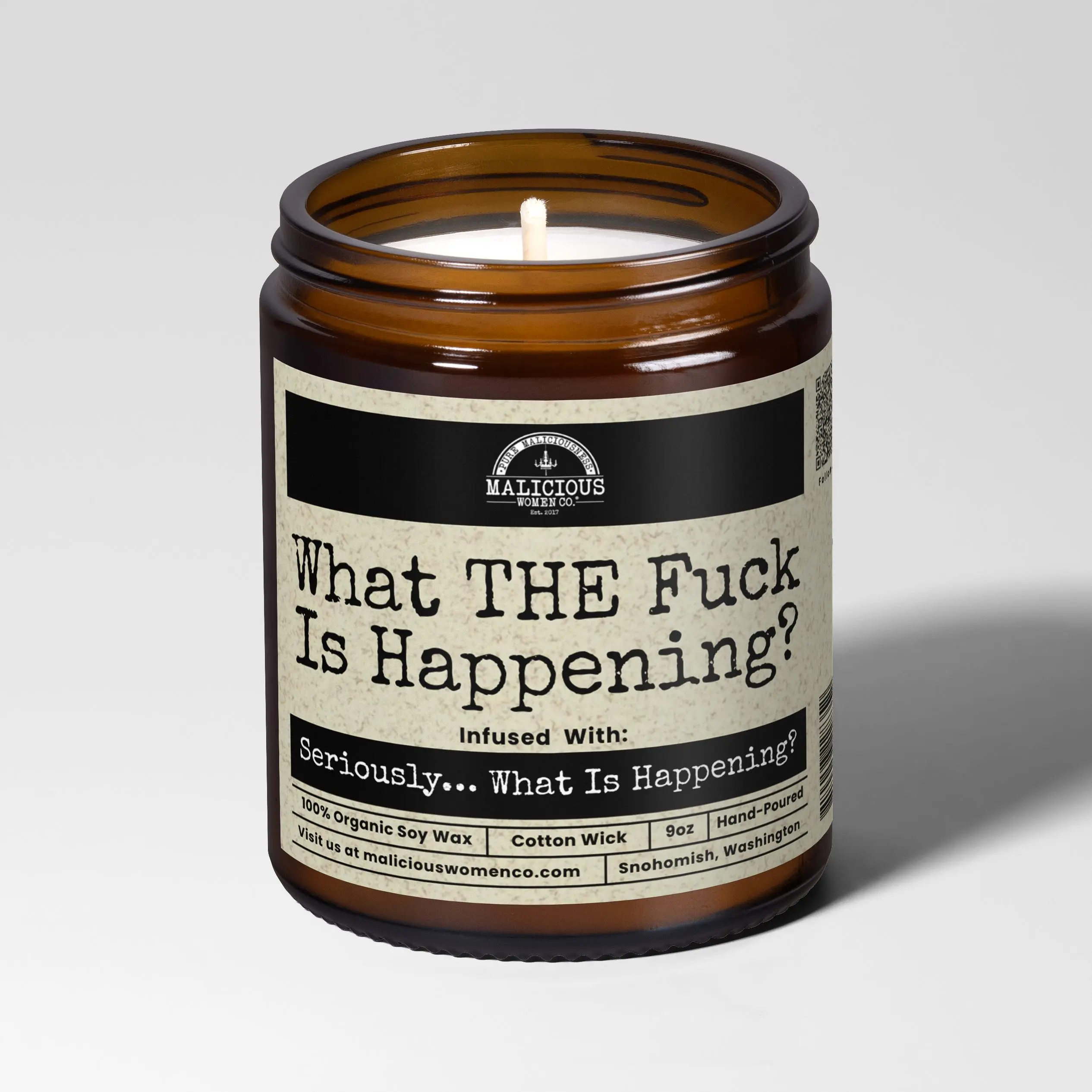 What The F*ck Is Happening – Funny Chaos Candle | 9oz Soy Wax Candle