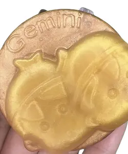 Gemini Soap, Crystal Inside Soap, Gemstone Soap, Cedar Soap Scent, Zodiac Soap, Horoscope Gift, Vegan Bar Soap, Astrology, The Twins Body Care Body Wash
