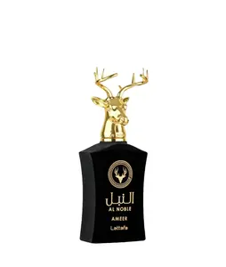 Lattafa Al Noble Ameer U EDP, 3.4 oz Wood-Infused Longlasting Strong Men's Fragrance