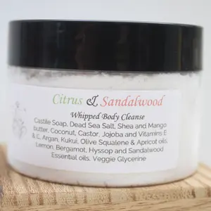 Citrus & Sandalwood Whipped Body Cleanse