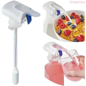 Automatic Electric Water Pump Dispenser, Battery Powered Portable Straw, One-touch Press Anti-spill Design, Quick Drinking Easy Use, Perfect for Travel Home Office Picnic Gym Outdoor Camping Universal Beverage Bottle