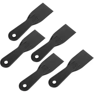 5 count Plastic Putty  Plastic Putty Filler  Tool Set 2 Inch Putties  Black Filling  Scrapers for Repairing Walls, Removing Wallpaper, Spackling Patching