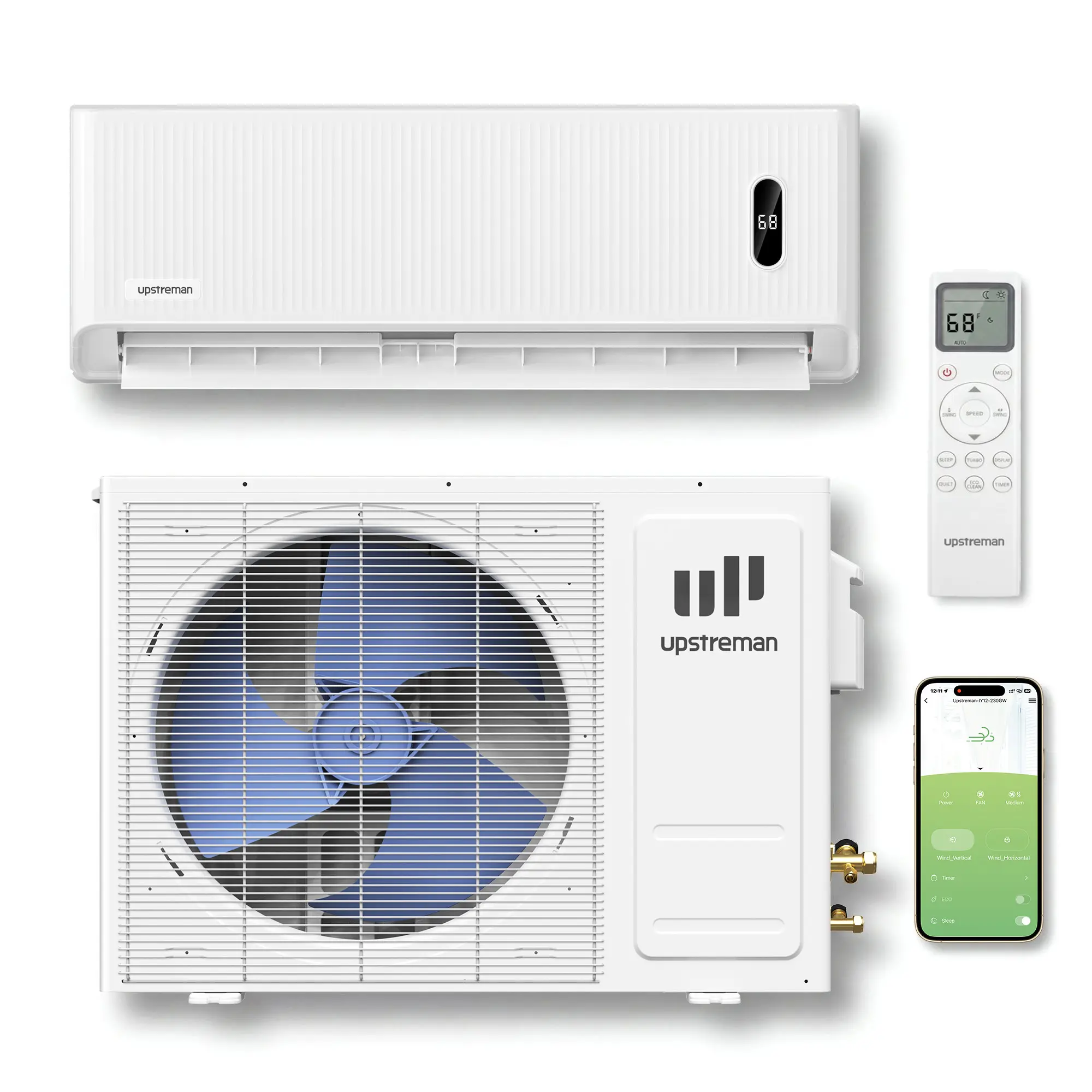 Self-Drain, 12000 BTU, 230V