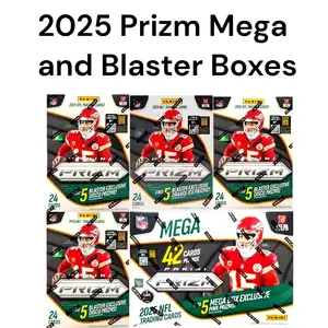 2025 Prizm NFL Football Cards. KennethWalker III Autograph Jersey (Beckett Certified). 1x Prizm Hobby Blaster Box. 1x Prizm Mega Box. 3x Prizm Blaster Boxes.   Break #0038