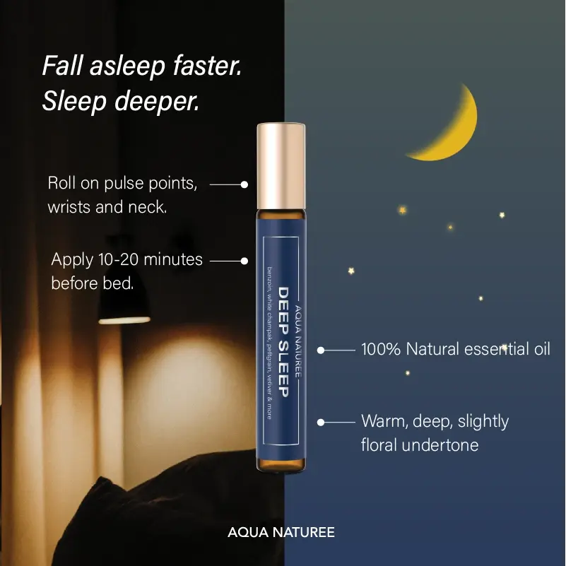 DEEP SLEEP essential oil body roller 100% therapeutic-grade essential oil promotes deeper and more restful sleep