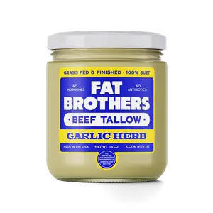 GARLIC HERB - GRASS-FED BEEF TALLOW