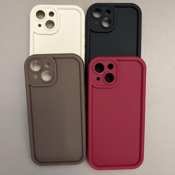 【Cute Phone Case】Dopamine Candy Color Phone Case for iPhone 17 16 15 14 13 12 11 XS Max XR X, Cute Aesthetic Matte Soft TPU Cover, Shockproof Anti-Fingerprint Anti-Slip Slim Lightweight, Full Body Protection Case for Women Girls