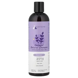 Kin+Kind Oatmeal Natural Shampoo, For Dogs + Cats, Lavender, 12 fl oz (354 ml)