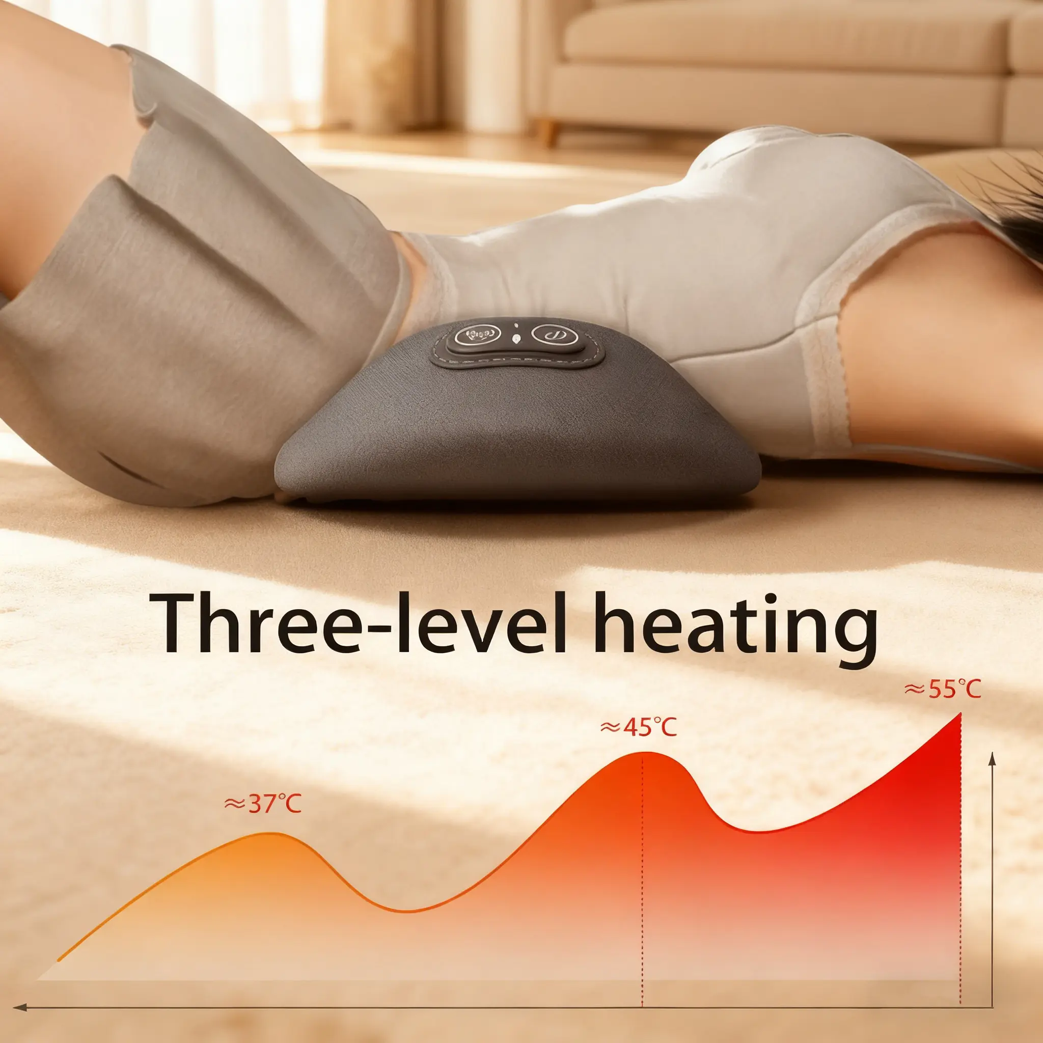 Smooth Triple Fusion 3-in-1 Back Massager Lumbar Pillow with Heat, Vibration & Traction Back Massager for Pain Relief DeepTissue.Relaxation Device for Home,Office,Car.Gift Idea Corded outdoorfun - TikTok Shop Smooth Triple Fusion 3-in-1 Back Massager Lumbar Pillow with Heat, Vibration & Traction Back Massager for Pain Relief DeepTissue.Relaxation Device for Home,Office,Car.Gift Idea Corded outdoorfun - TikTok Shop