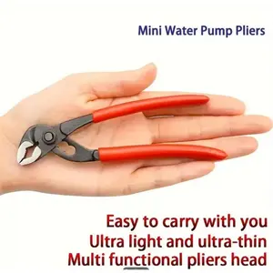 Groove Joint Pliers 5/7 Inch with Fast Adjustable Pliers V-Jaw Tongue and Groove Pliers Wrench for Water Pump,Home Repair,Plumbing,Gripping,Nuts,Bolts,Pipe,Fittings