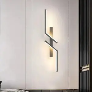 LED Wall Mounted Light, Modern Minimalist Wall Lamp, Home Decor Fixtures, Simplicity Wall Sconces, Warm Wall Lamps for Living Room Kitchen, Modern Mood Lighting