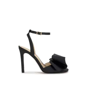 Olivine High Heel in Black & Silver