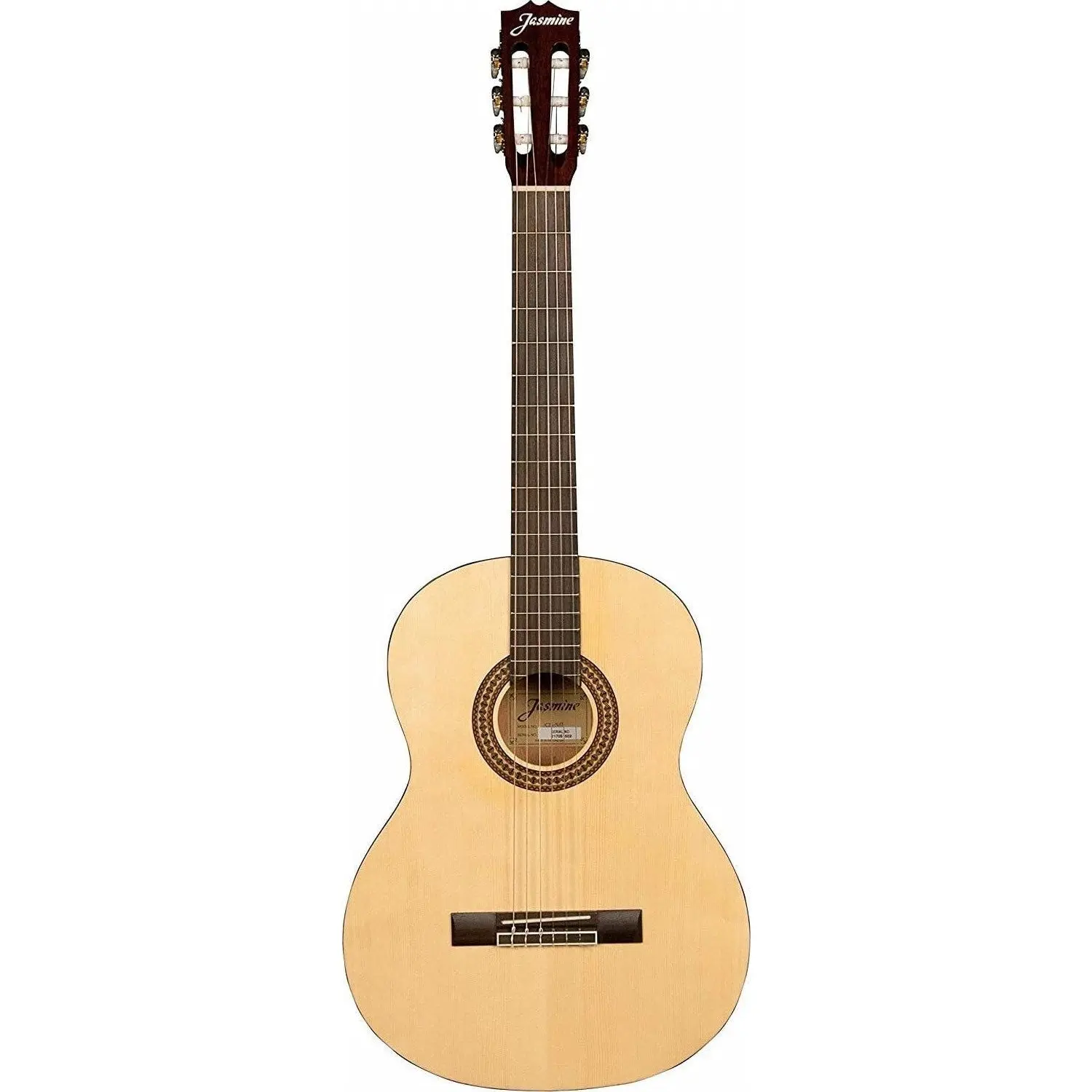 Jasmine Classical Nylon String Acoustic Guitar, Natural Finish (JC25-NAT-U)