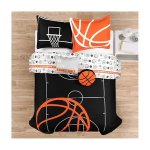 Basketball Game Oversized Comforter 5Pc Queen b y Lush Decor