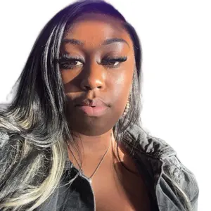 BlitzHair 13x4 HD Frontal Wig - Lightweight Pre-plucked Glueless Ready Natural Scalp Look WigMelt HDLaceWig FrontalWig