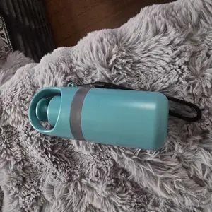 UFORU Portable Pet Poop Scooper with 6 Count Dog Waste Bag Holder & Dispenser for Outdoor Use Compact Design Essential Pet Supplies