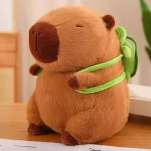 Capybara Plush Toy 9" - Soft Animal Little turtle backpack Perfect for Room Decor & Stress Relief Toys Gift Forkids,Soft & Durable Material