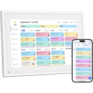 Digital Calendar, 10.1inch  WiFi Digital Calendar&Chore Chart,  Screen  Display for Family Schedules, Share Moments Instantly from Anywhere, Gifts for Women Mom