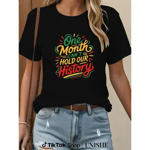 2026 Black Excellence Tee – 100% Cotton Heritage Shirt for Daily Wear & Festive Occasions