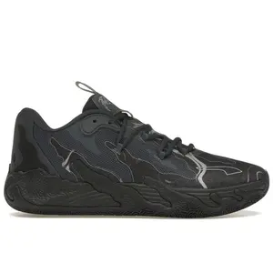 Puma Men's LaMelo Ball MB.03 Lo Black Strong Grey Basketball Shoes, from StockX