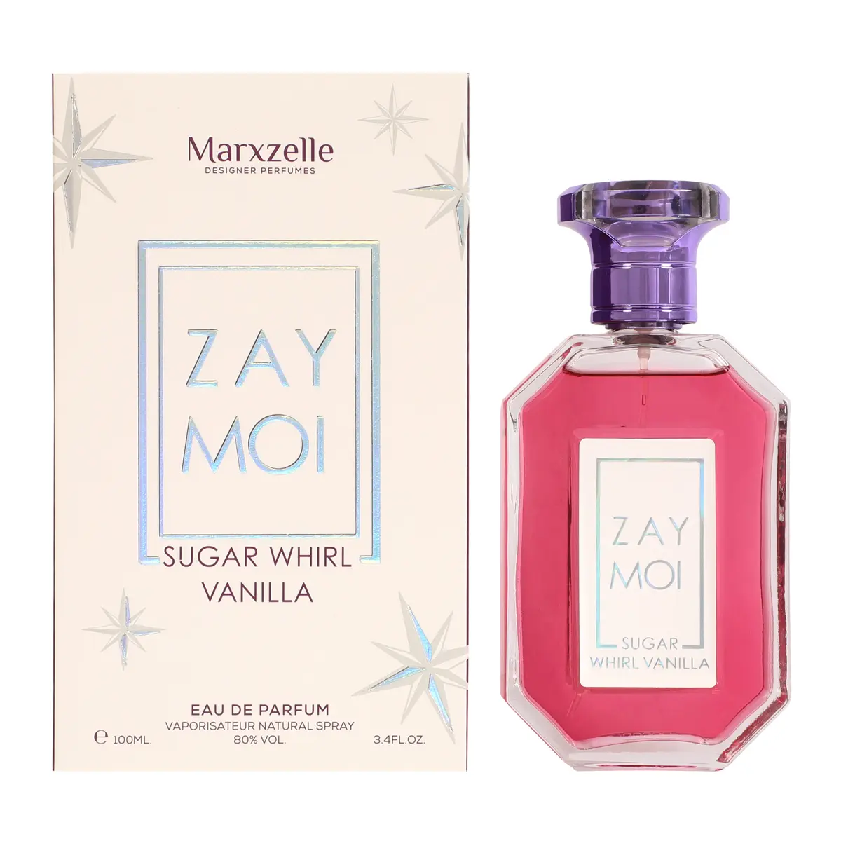 Zay Moi Sugar Whirl Vanilla Spray Perfume Eau de Parfum for Women – 100ml / 3.4 fl. oz.