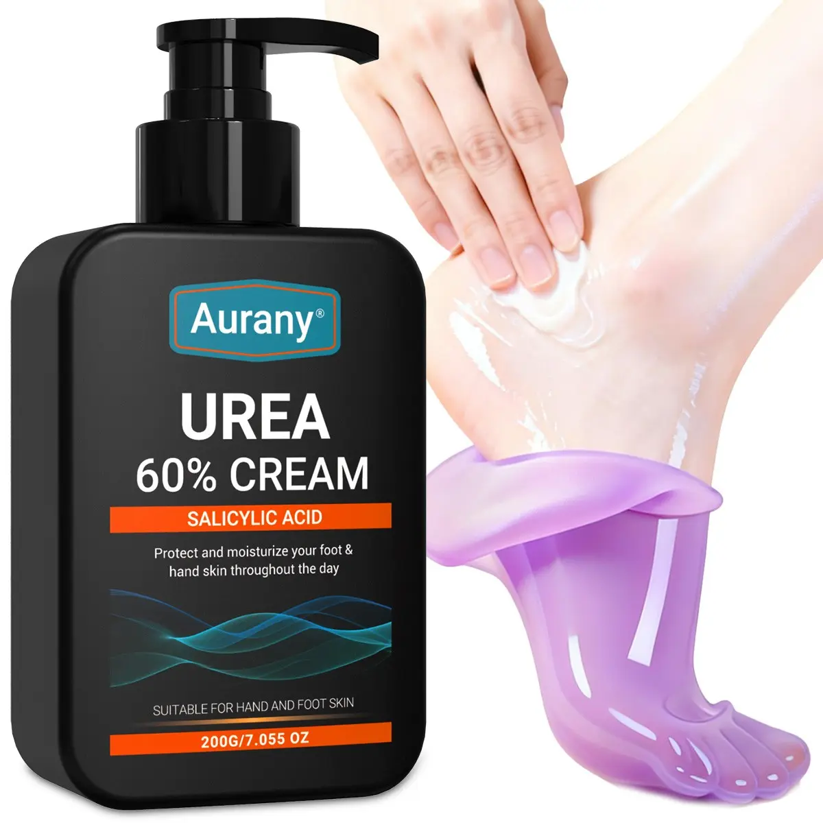 60% Urea Cream, Nourishing Hand Cream, Moisturizing Hand Cream, Urea Hand Cream For Dry Cracked Hands, Urea Moisturizer, Salicylic Acid, Foot Care, Protect & Moisturize Foot & Hand Skin, Intense Hydration For Dry, Rough, Cracked Skin, Softens & Smooths