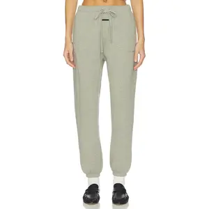 Fear of God ESSENTIALS Signature Vintage Sweatpant in Concrete Heather & Dark Concrete Heather