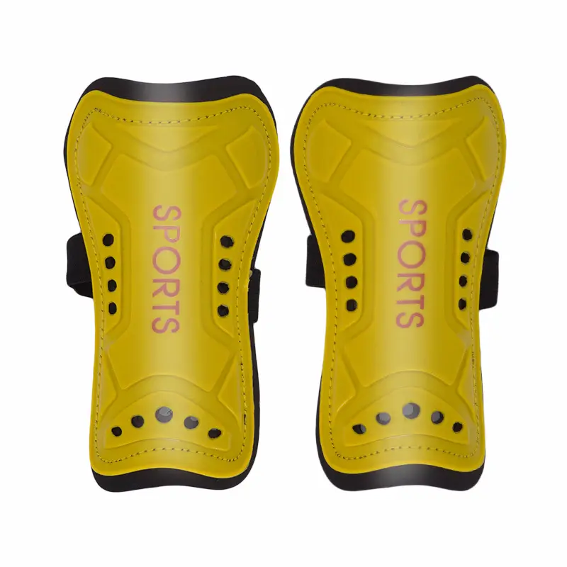 Football shin guards, thickened multi-hole foot guards, sports calf socks with straps, football equipment Football shin guards, thickened multi-hole foot guards, sports calf socks with straps, football equipment