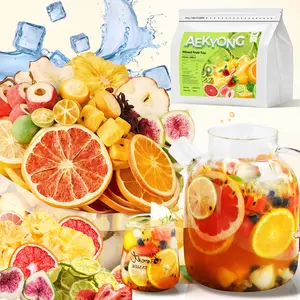 Fruit Infusions - Water Flavoring Fruit Pieces for Fruit Tea, Iced Tea and Cocktails - Herbal Tea Packs (Pack of 10)