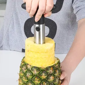 Stainless Steel Pineapple Corer And Slicer, Stainless Steel Fruit Corer, Makes It Easy to Remove The Flesh, a Handy for Home Kitchens