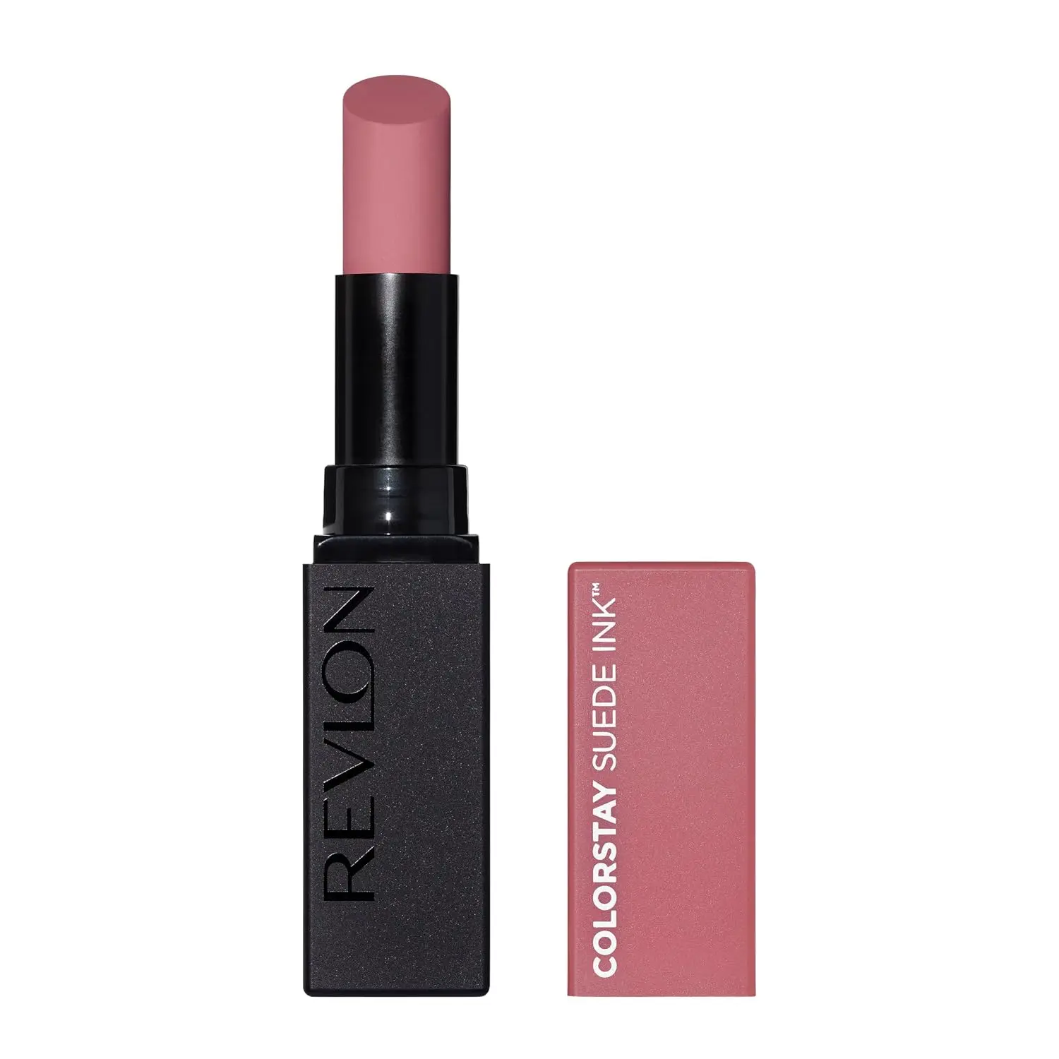 Revlon ColorStay Suede Ink Lipstick, 008 That Girl, 0.09 oz Matte lipstick with built-in primer & vitamin E. Smudge-proof, no-transfer color. 8HR wear.