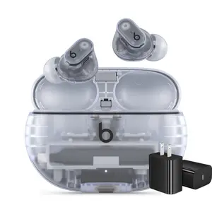 Beats Studio Buds + True Wireless Noise Cancelling Earbuds with USB-C Wall Charger - Transparent - MQLK3LL/A