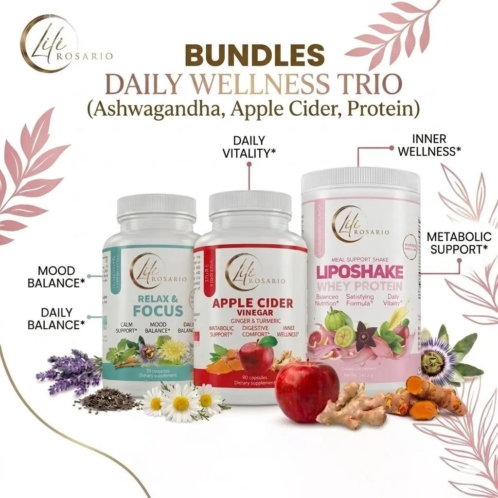 Trio Regias - 3-Piece Strawberry Dietary Supplement Set