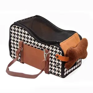 Dog Car Seat, Center Console Puppy/kitten Booster Seat, Portable Compact Pet Carrier, Suitable for Outdoor Use, Cover, One Size