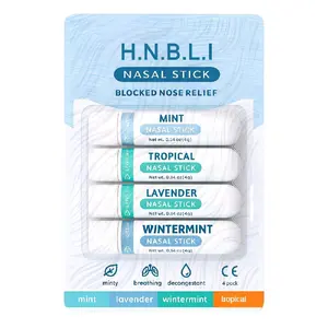 Nasal Stick Pack of 4 | Free Your Nose | Powerful Essential Oils with Vapor Flow Technology | Breathe In Life