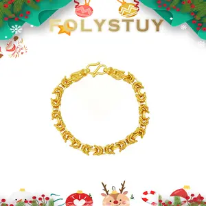 The bracelet is 8.43 inches long and 8.6mm wide. [FOLYSTUY (YNW17)] This is a handmade large spine necklace, a tank bracelet, and can be paired with the same style necklace。Matte finish process.YNY11