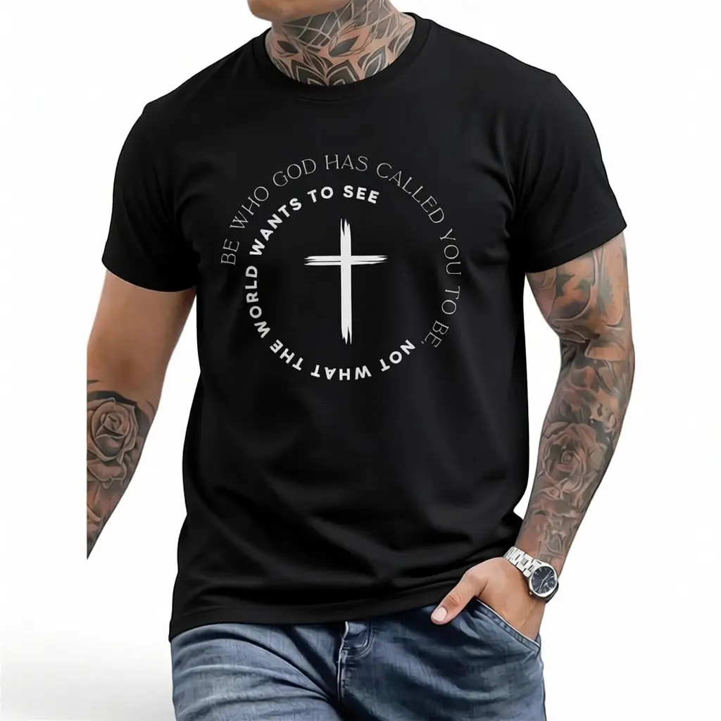 Be Who God Has Called You To Be Christian Tee – Faith-Inspired Everyday T-Shirt