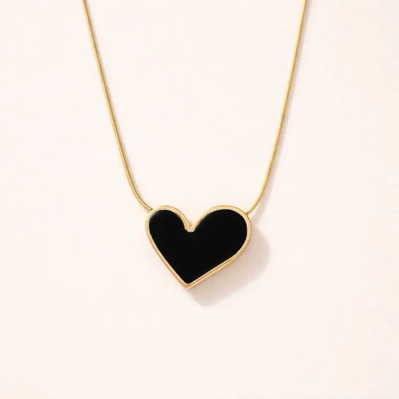 Heart necklace stainless steel #2 Heart necklace stainless steel #2