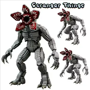 New Stranger Things Demogorgon Building Blocks, Anime Vecna Action Figure, Decorative Model Toy, Collectible, Gift, Kids' Playset