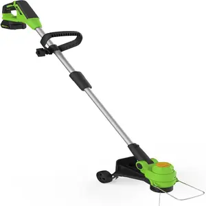 COZONY 20V Cordless String Trimmer & Edger, 12-Inch Auto Feed, 2 Batteries & 8 Lines