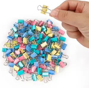 120 Pack Mini Binder Clips, Color Binder Clip