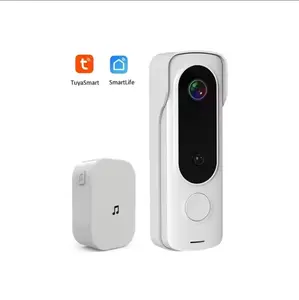 Cryptronics 1080P Wireless WiFi Video Doorbell Camera with Chime, Tuya Smart App, Night Vision & 2-Way Audio