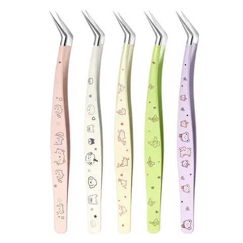 Tweezers for Journaling and Scene Stickers, Eyelash Tweezers, Multifunctional High-precision Tweezers