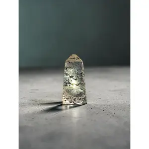 Sparkling Pyrite Druzy Tower - Stunning High Quality Gemstone Decor